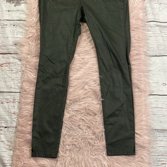 Boden Mayfair Modern Coated Green High Rise Skinny Jeans - Picture 8 of 10